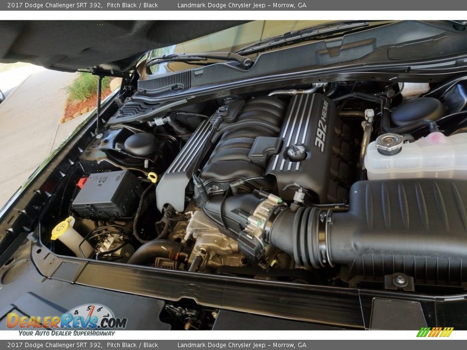 2017 Dodge Challenger SRT 392 Pitch Black / Black Photo #9