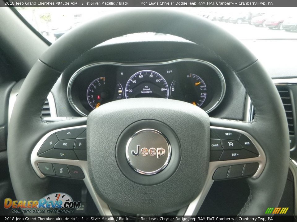 2018 Jeep Grand Cherokee Altitude 4x4 Billet Silver Metallic / Black Photo #19