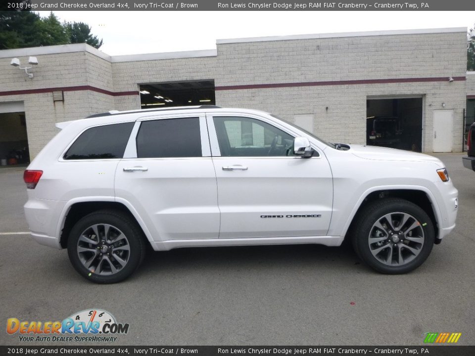 Ivory Tri-Coat 2018 Jeep Grand Cherokee Overland 4x4 Photo #5