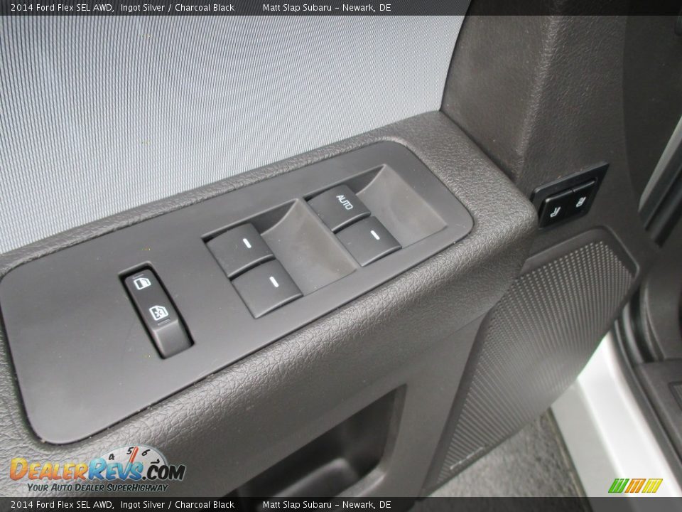 2014 Ford Flex SEL AWD Ingot Silver / Charcoal Black Photo #14