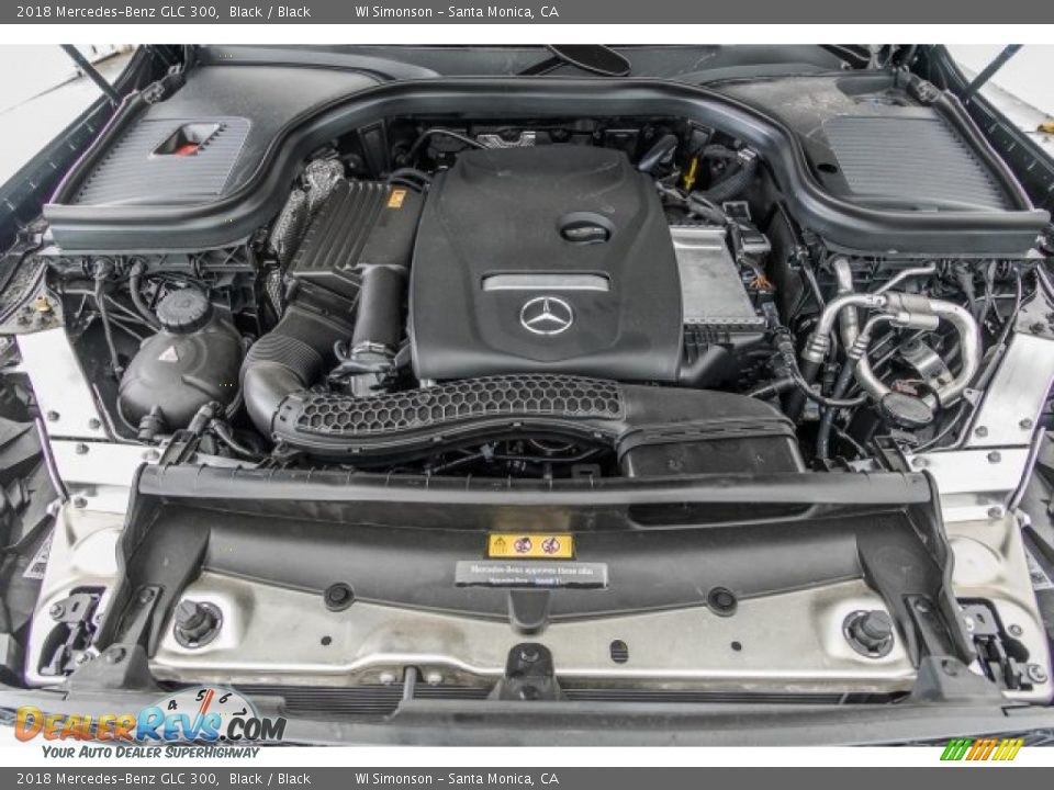 2018 Mercedes-Benz GLC 300 Black / Black Photo #8