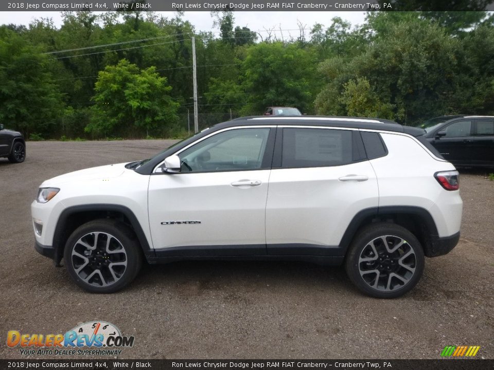 White 2018 Jeep Compass Limited 4x4 Photo #2