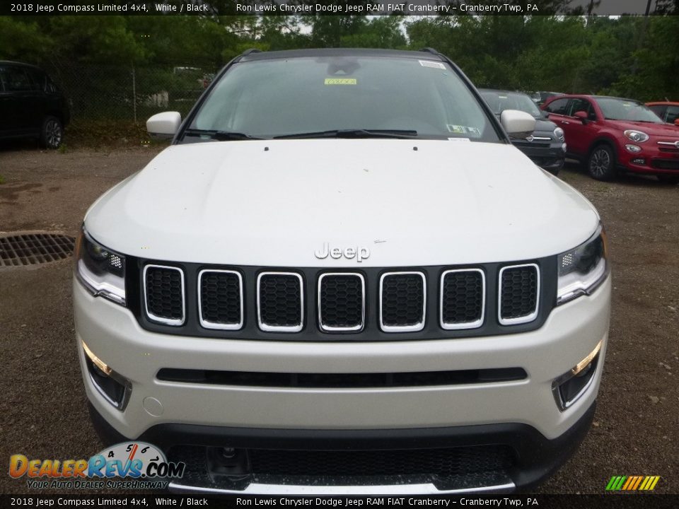 2018 Jeep Compass Limited 4x4 White / Black Photo #8