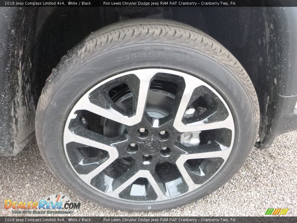 2018 Jeep Compass Limited 4x4 White / Black Photo #9