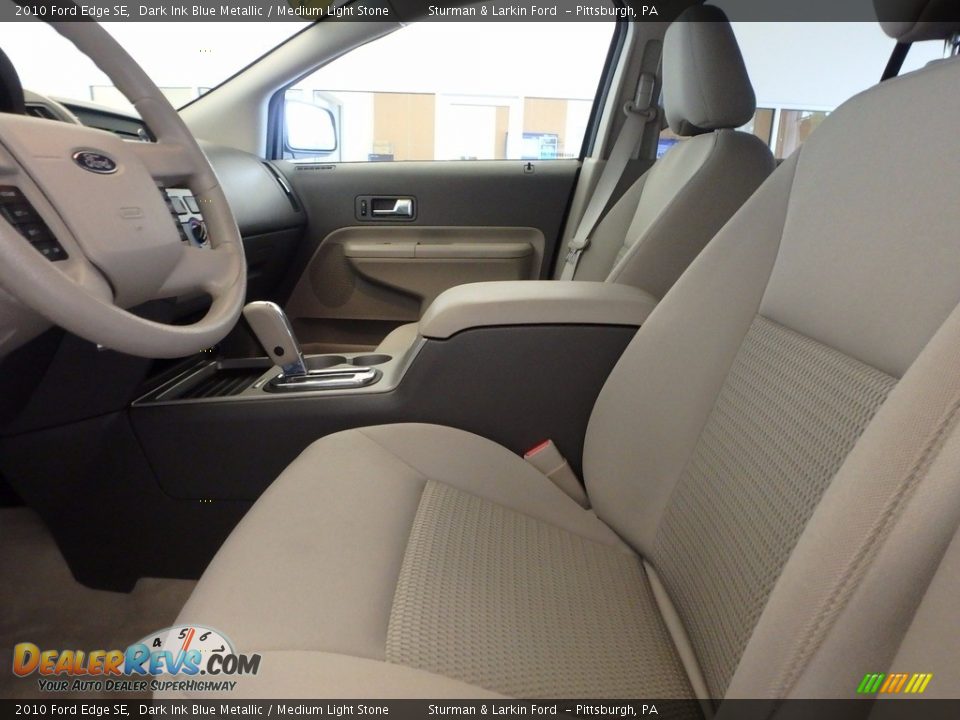 2010 Ford Edge SE Dark Ink Blue Metallic / Medium Light Stone Photo #8