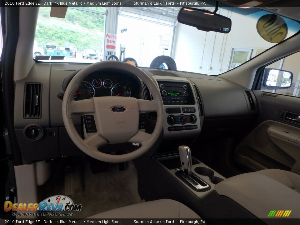 2010 Ford Edge SE Dark Ink Blue Metallic / Medium Light Stone Photo #10
