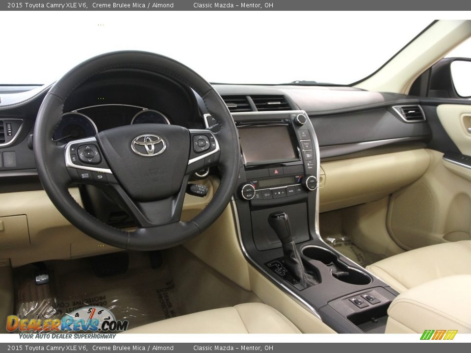 Almond Interior - 2015 Toyota Camry XLE V6 Photo #9