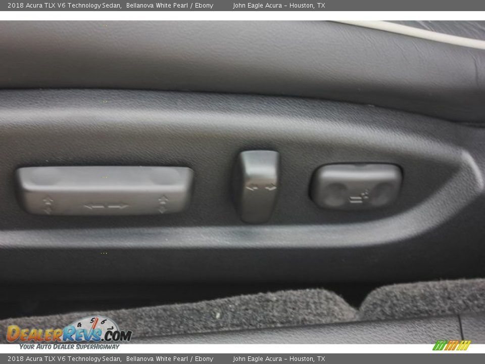 2018 Acura TLX V6 Technology Sedan Bellanova White Pearl / Ebony Photo #13