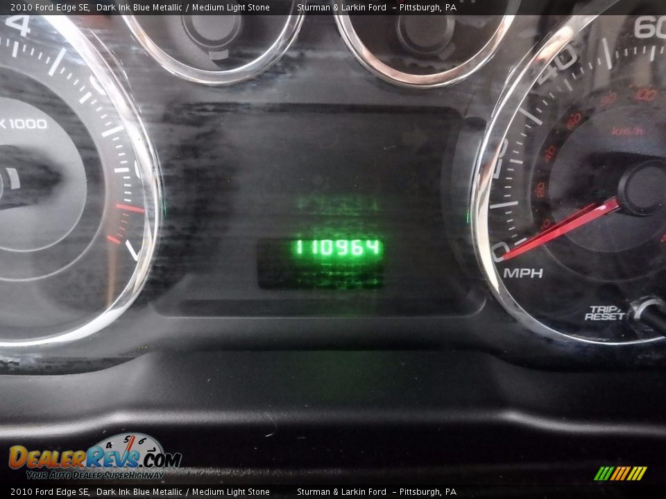 2010 Ford Edge SE Dark Ink Blue Metallic / Medium Light Stone Photo #15