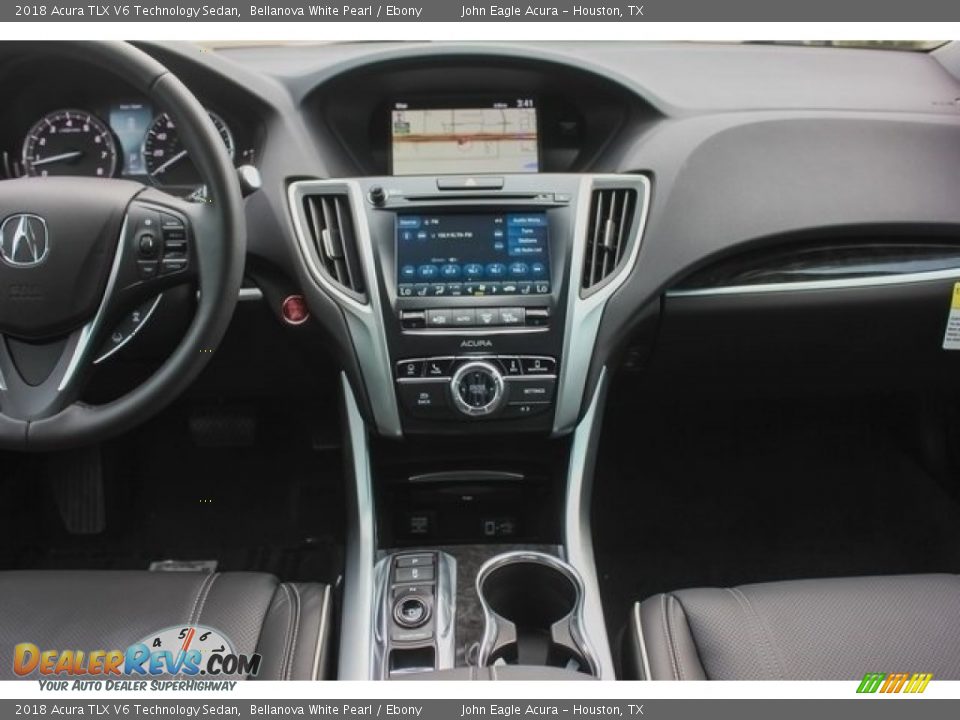 2018 Acura TLX V6 Technology Sedan Bellanova White Pearl / Ebony Photo #26