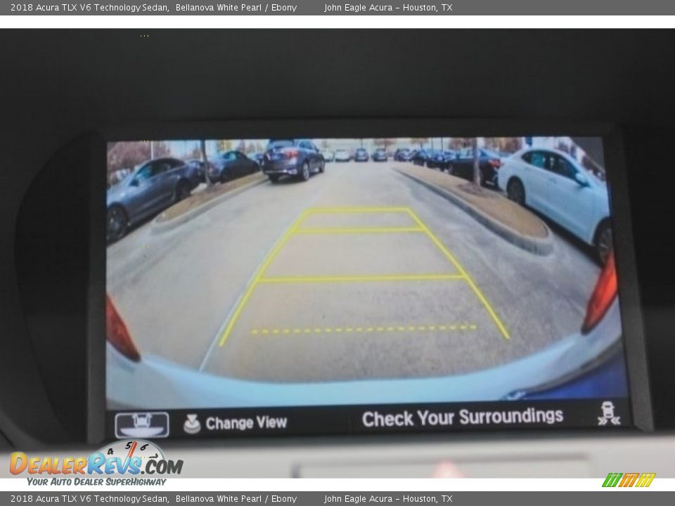 2018 Acura TLX V6 Technology Sedan Bellanova White Pearl / Ebony Photo #36