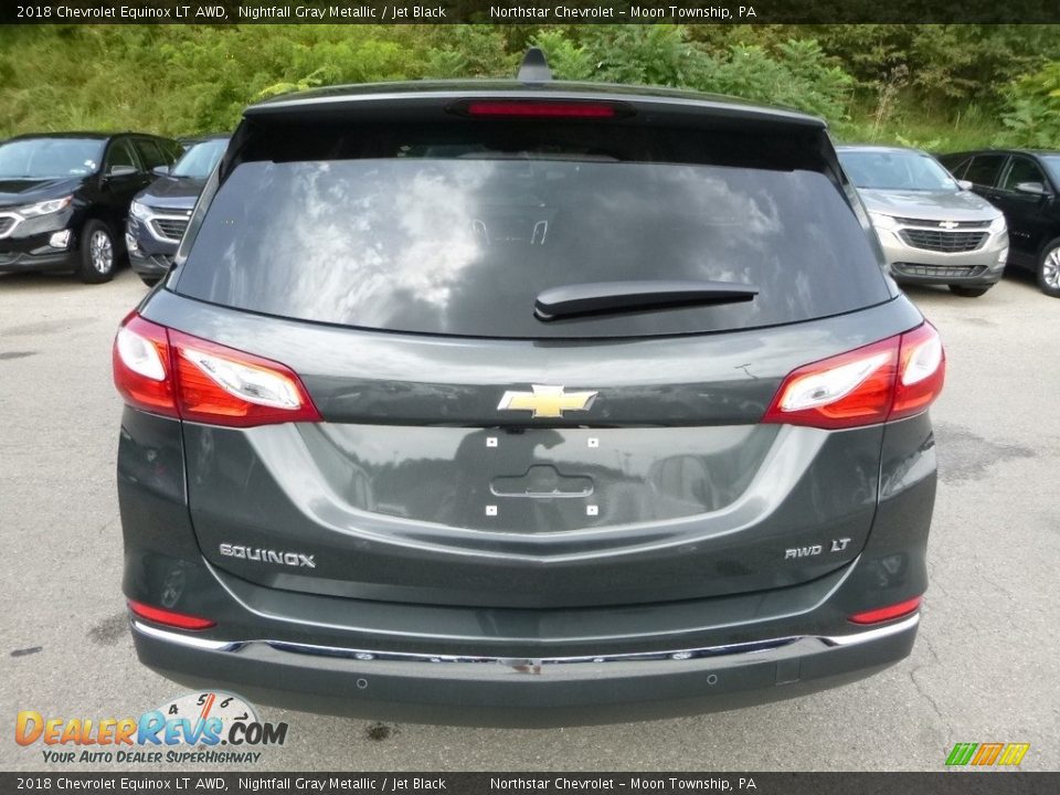 2018 Chevrolet Equinox LT AWD Nightfall Gray Metallic / Jet Black Photo #4