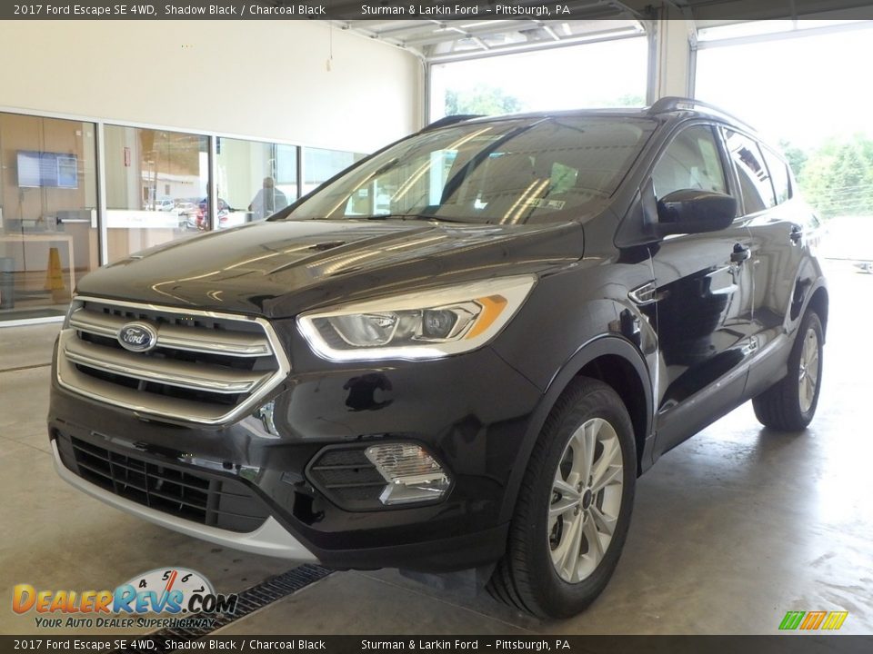 2017 Ford Escape SE 4WD Shadow Black / Charcoal Black Photo #4