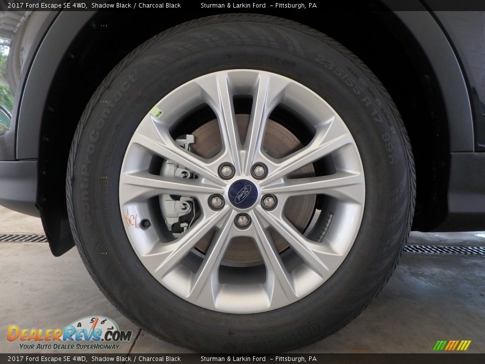 2017 Ford Escape SE 4WD Shadow Black / Charcoal Black Photo #5