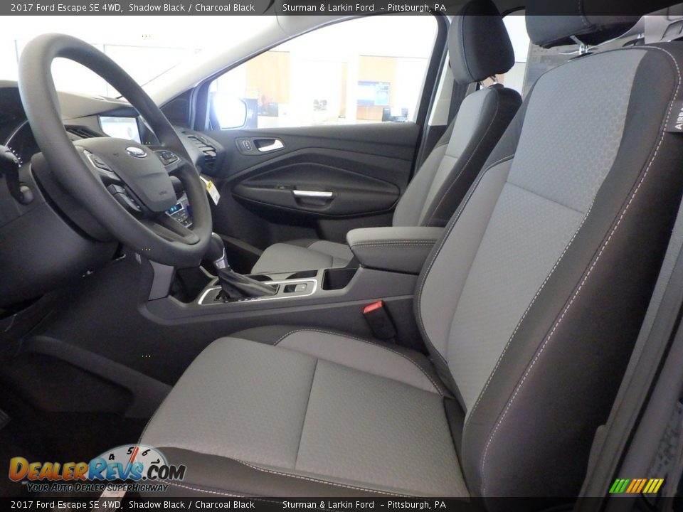 2017 Ford Escape SE 4WD Shadow Black / Charcoal Black Photo #6
