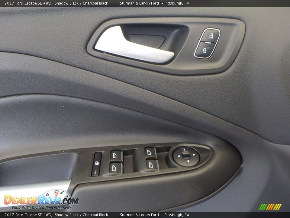 2017 Ford Escape SE 4WD Shadow Black / Charcoal Black Photo #9
