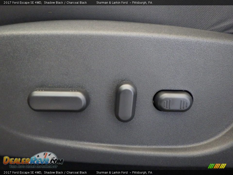 2017 Ford Escape SE 4WD Shadow Black / Charcoal Black Photo #10