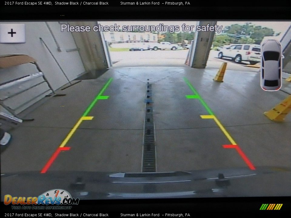 2017 Ford Escape SE 4WD Shadow Black / Charcoal Black Photo #13