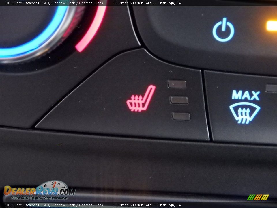 2017 Ford Escape SE 4WD Shadow Black / Charcoal Black Photo #14