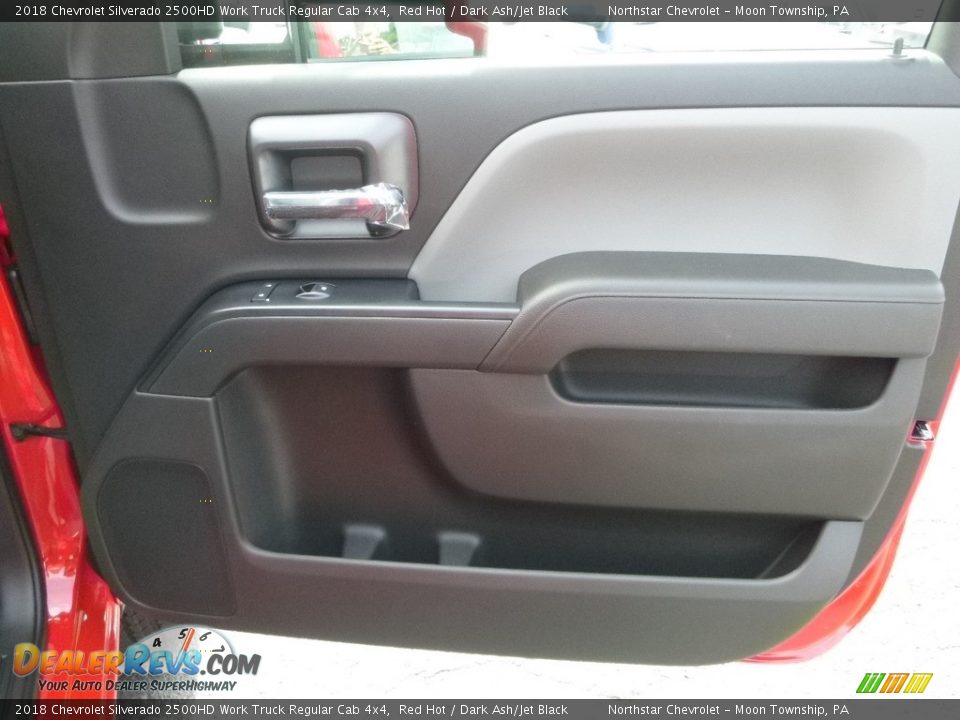 2018 Chevrolet Silverado 2500HD Work Truck Regular Cab 4x4 Red Hot / Dark Ash/Jet Black Photo #10