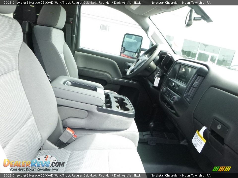 2018 Chevrolet Silverado 2500HD Work Truck Regular Cab 4x4 Red Hot / Dark Ash/Jet Black Photo #11