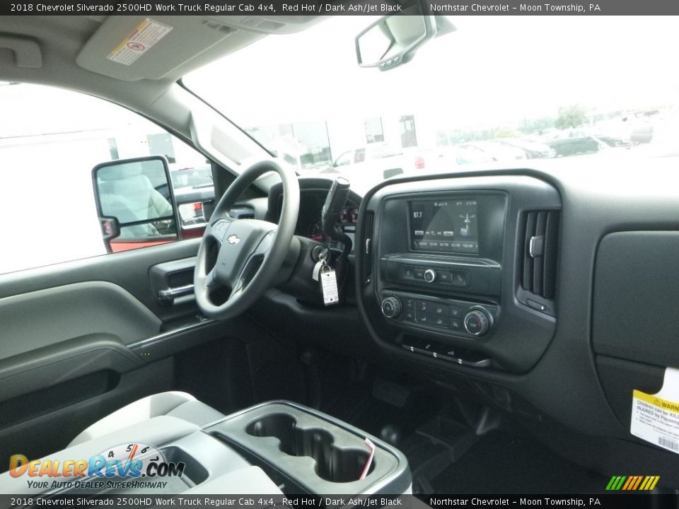 2018 Chevrolet Silverado 2500HD Work Truck Regular Cab 4x4 Red Hot / Dark Ash/Jet Black Photo #12
