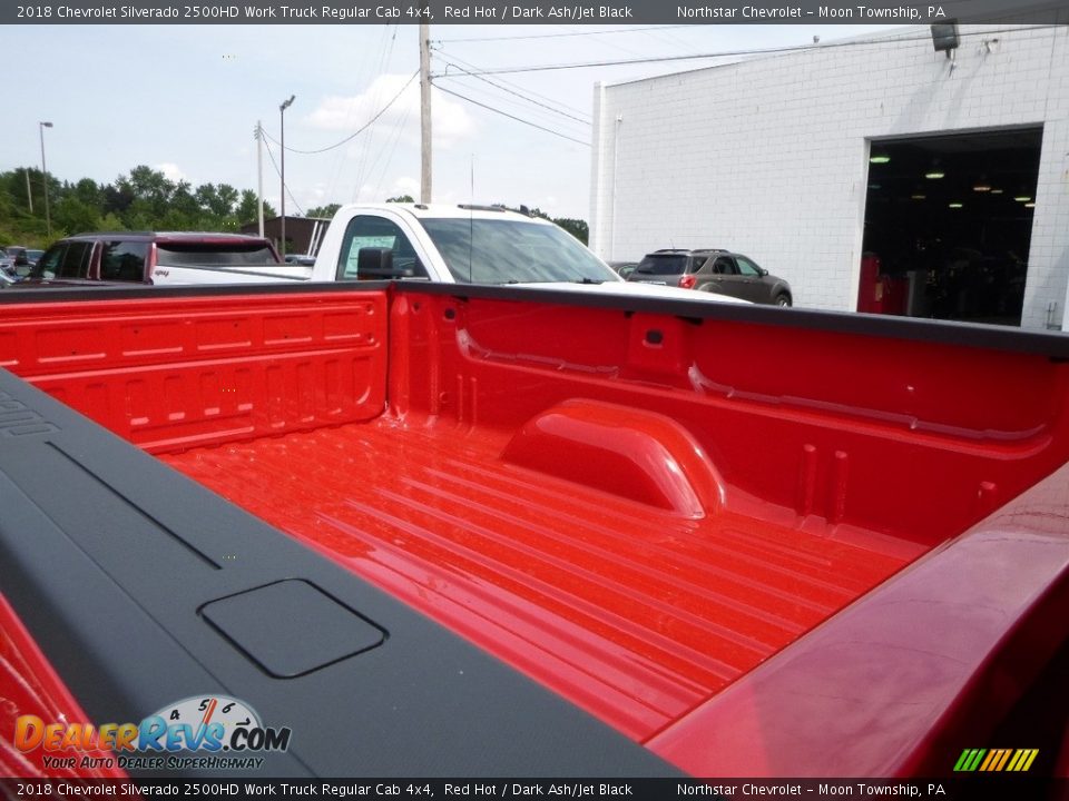 2018 Chevrolet Silverado 2500HD Work Truck Regular Cab 4x4 Red Hot / Dark Ash/Jet Black Photo #13