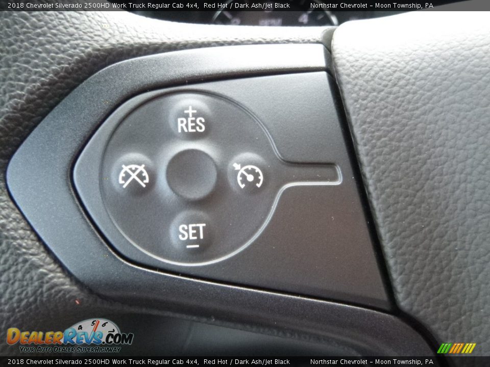 2018 Chevrolet Silverado 2500HD Work Truck Regular Cab 4x4 Red Hot / Dark Ash/Jet Black Photo #20