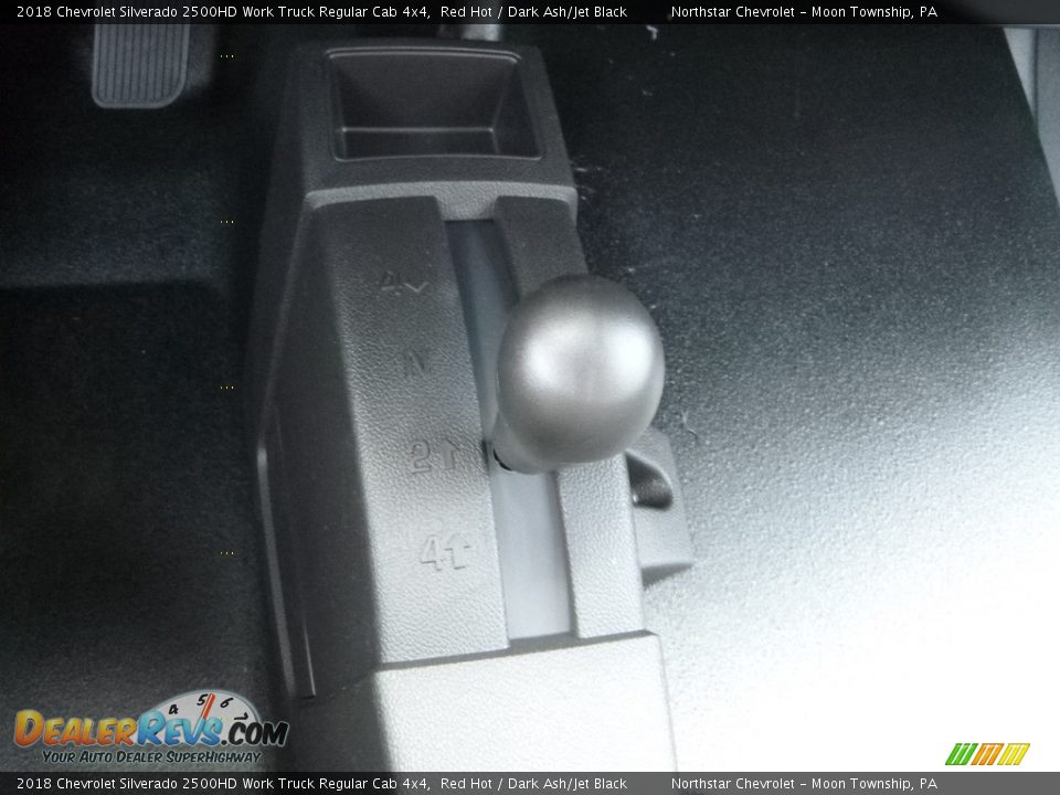 2018 Chevrolet Silverado 2500HD Work Truck Regular Cab 4x4 Red Hot / Dark Ash/Jet Black Photo #21