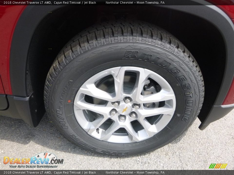 2018 Chevrolet Traverse LT AWD Cajun Red Tintcoat / Jet Black Photo #9