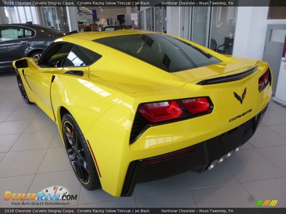 2018 Chevrolet Corvette Stingray Coupe Corvette Racing Yellow Tintcoat / Jet Black Photo #3