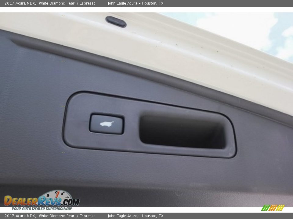 2017 Acura MDX White Diamond Pearl / Espresso Photo #27