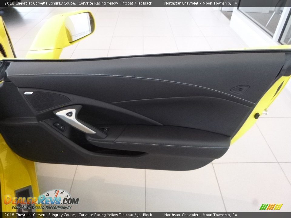 2018 Chevrolet Corvette Stingray Coupe Corvette Racing Yellow Tintcoat / Jet Black Photo #11