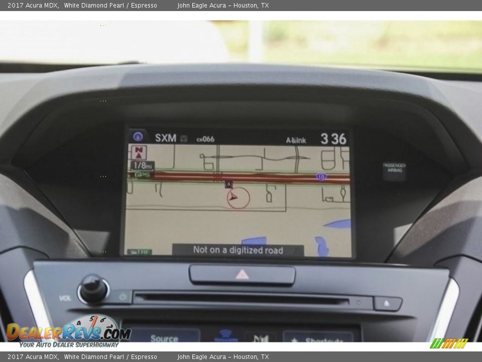 2017 Acura MDX White Diamond Pearl / Espresso Photo #36