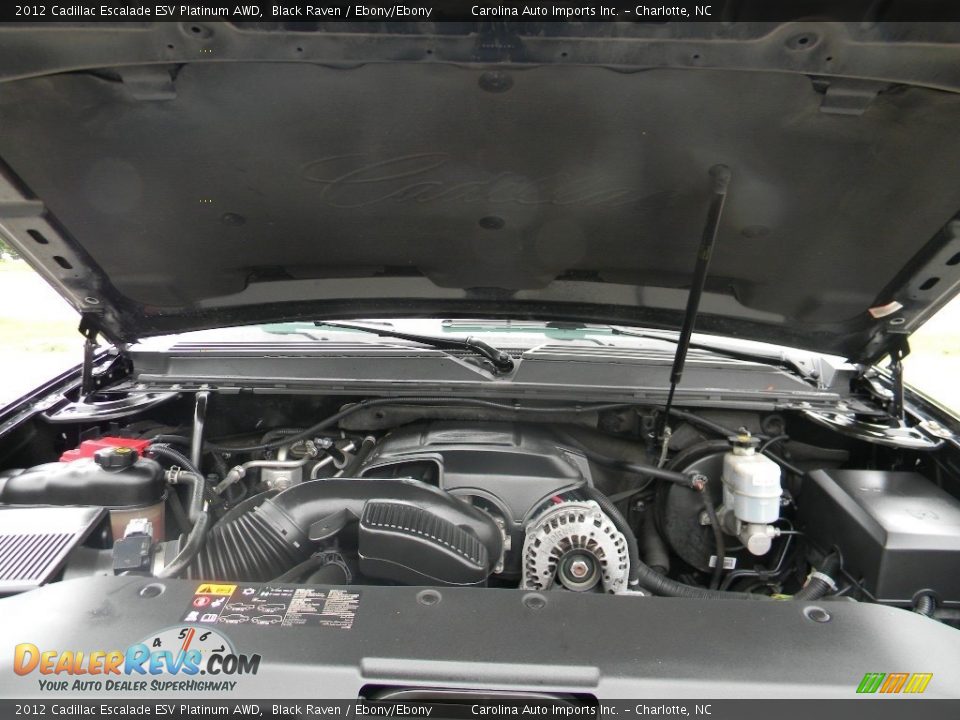 2012 Cadillac Escalade ESV Platinum AWD Black Raven / Ebony/Ebony Photo #25