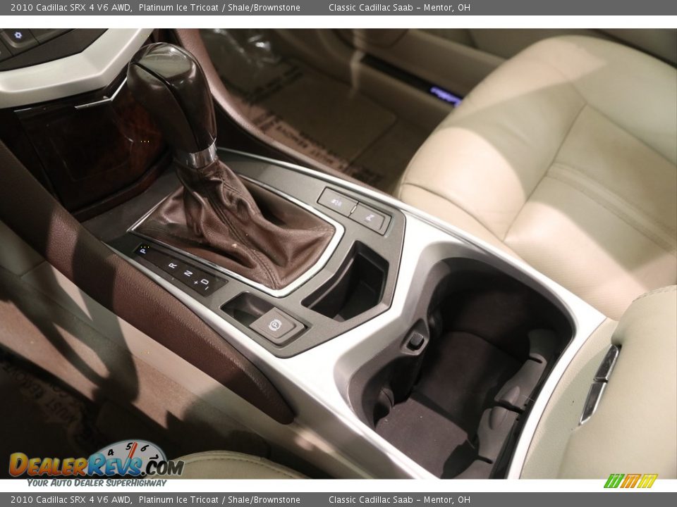 2010 Cadillac SRX 4 V6 AWD Platinum Ice Tricoat / Shale/Brownstone Photo #12