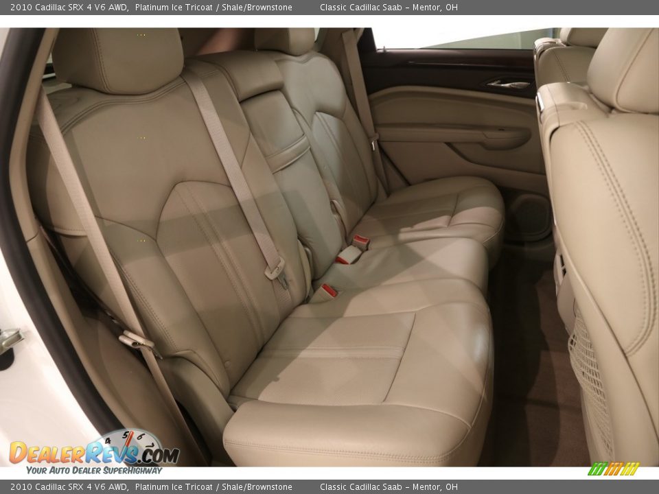 2010 Cadillac SRX 4 V6 AWD Platinum Ice Tricoat / Shale/Brownstone Photo #14