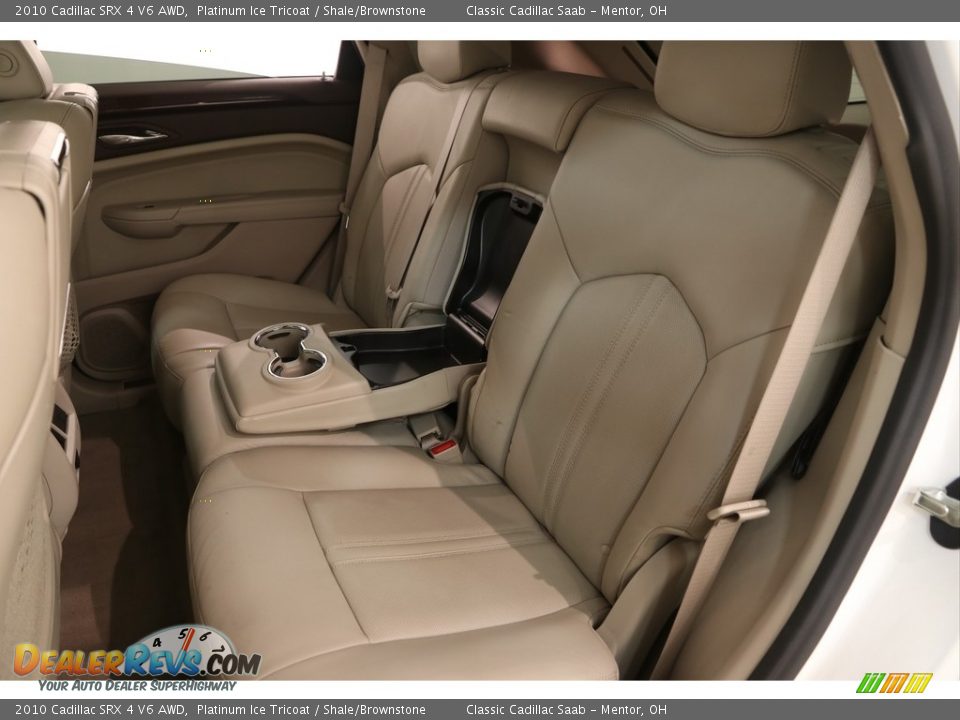 2010 Cadillac SRX 4 V6 AWD Platinum Ice Tricoat / Shale/Brownstone Photo #17