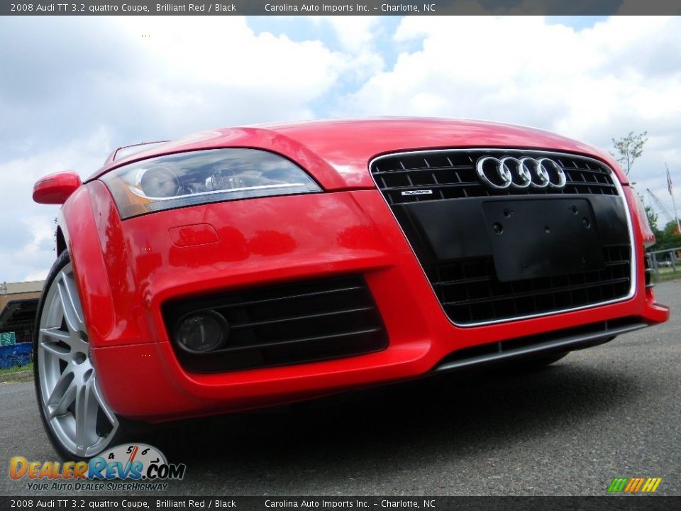 2008 Audi TT 3.2 quattro Coupe Brilliant Red / Black Photo #1