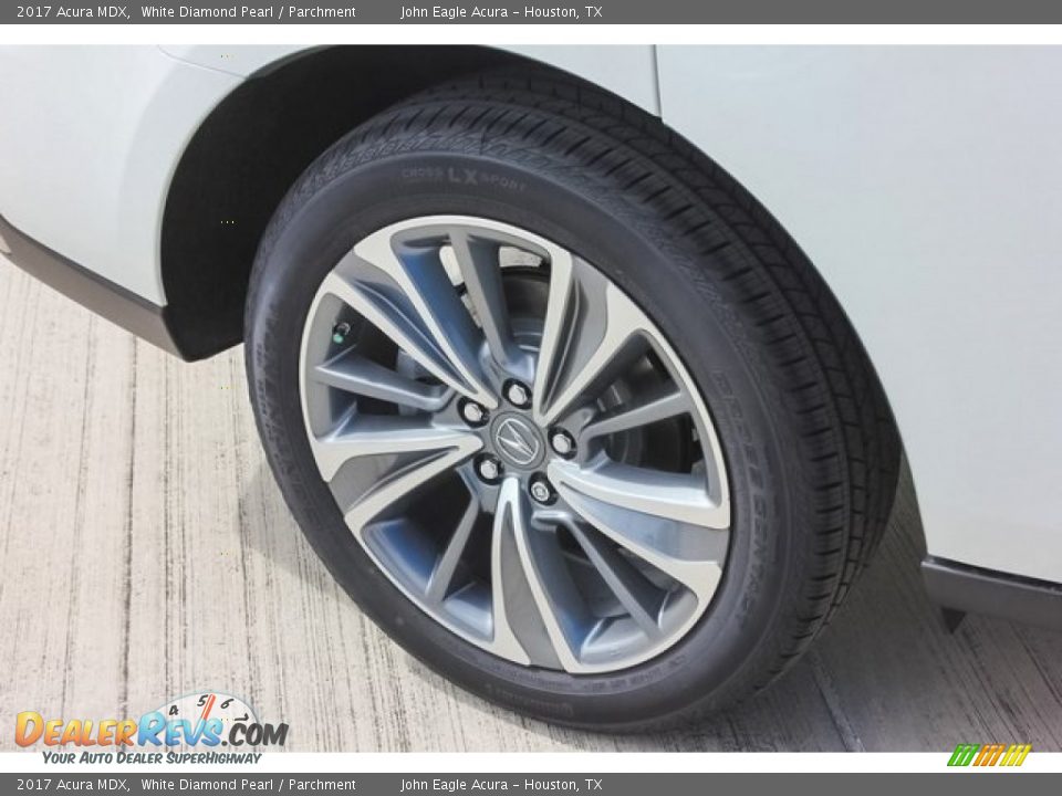 2017 Acura MDX White Diamond Pearl / Parchment Photo #12