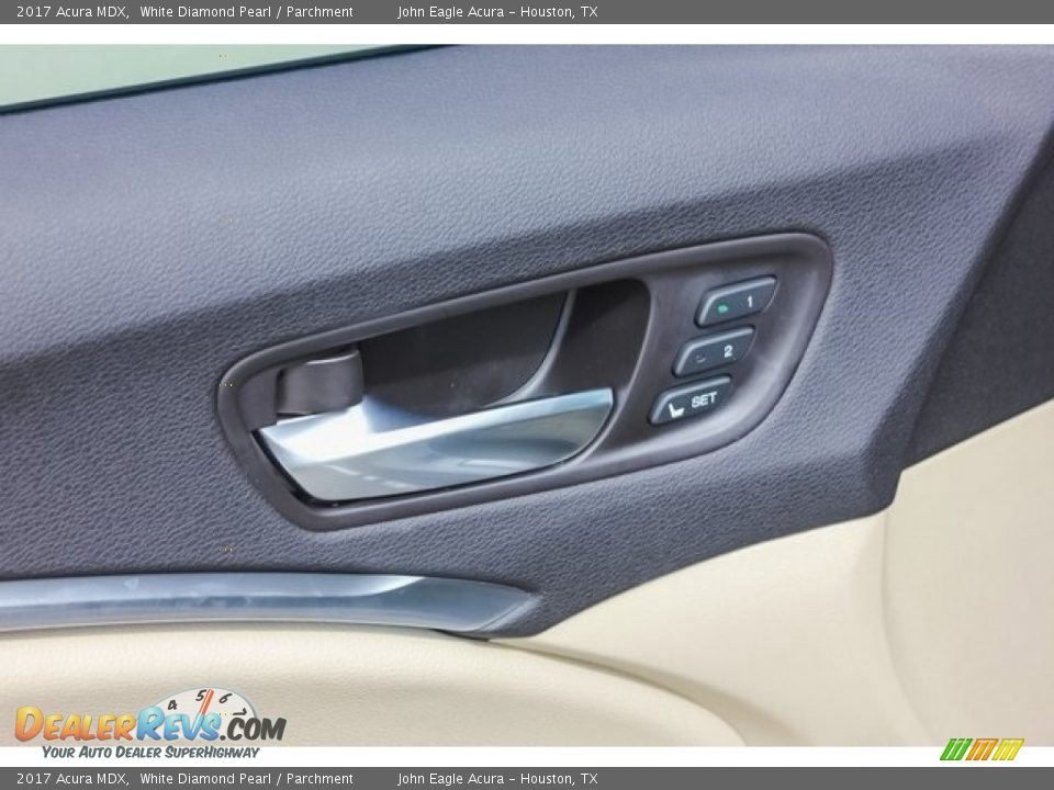 2017 Acura MDX White Diamond Pearl / Parchment Photo #15