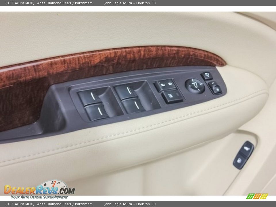 2017 Acura MDX White Diamond Pearl / Parchment Photo #16