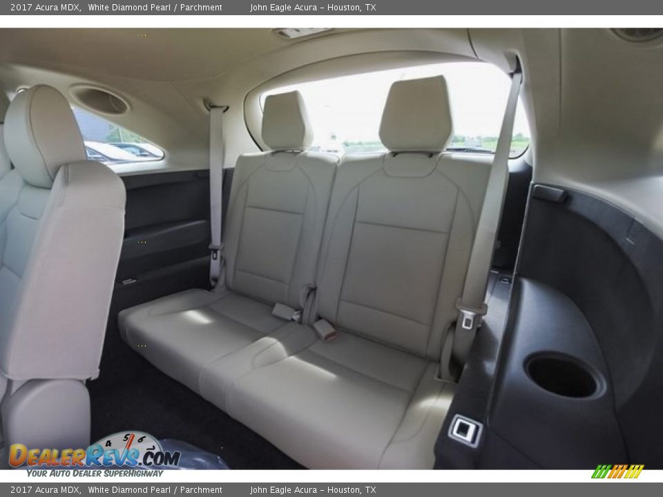 2017 Acura MDX White Diamond Pearl / Parchment Photo #23