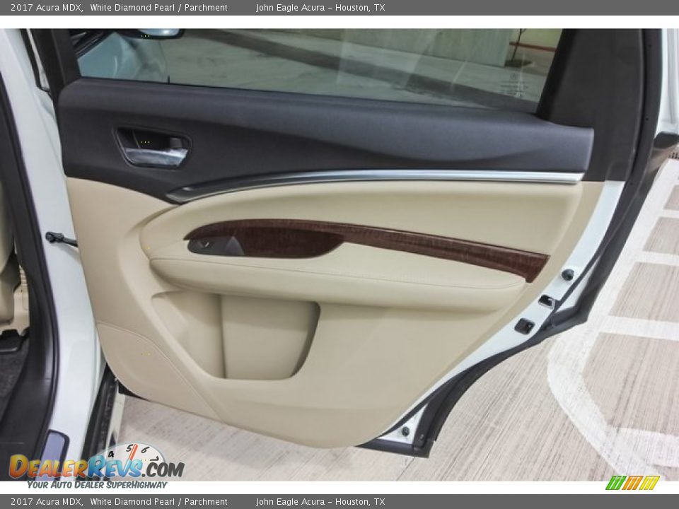 2017 Acura MDX White Diamond Pearl / Parchment Photo #26