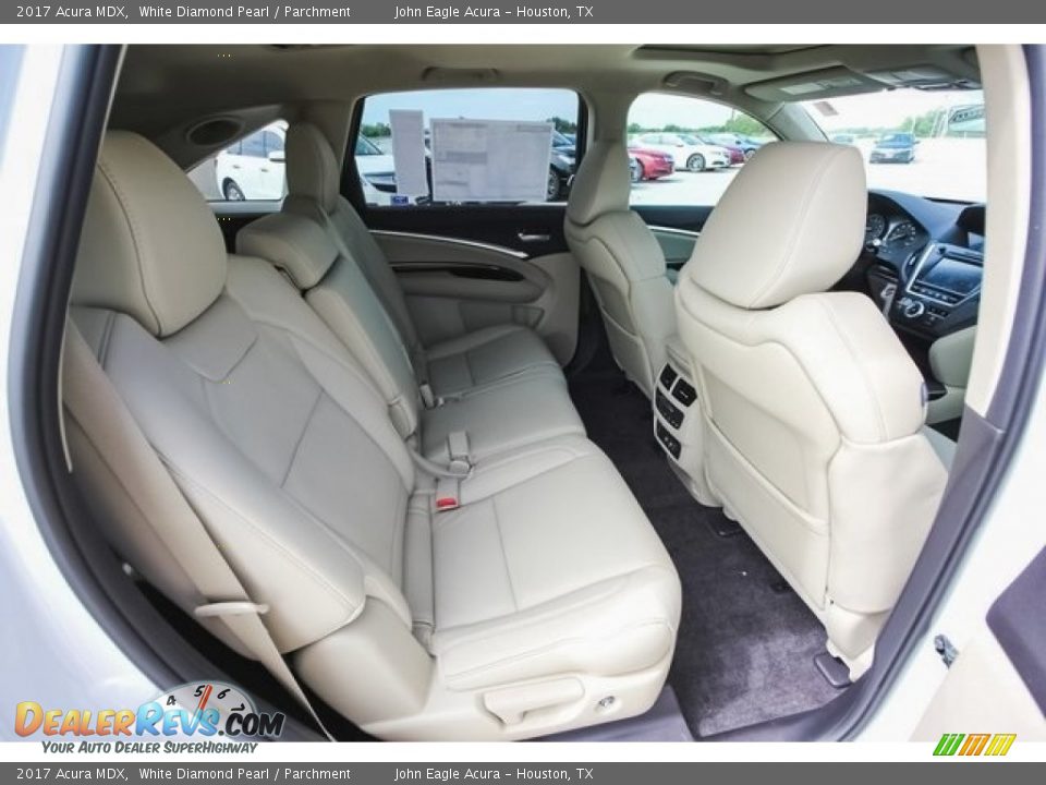 2017 Acura MDX White Diamond Pearl / Parchment Photo #27