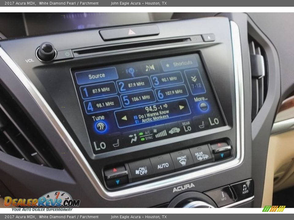 2017 Acura MDX White Diamond Pearl / Parchment Photo #36