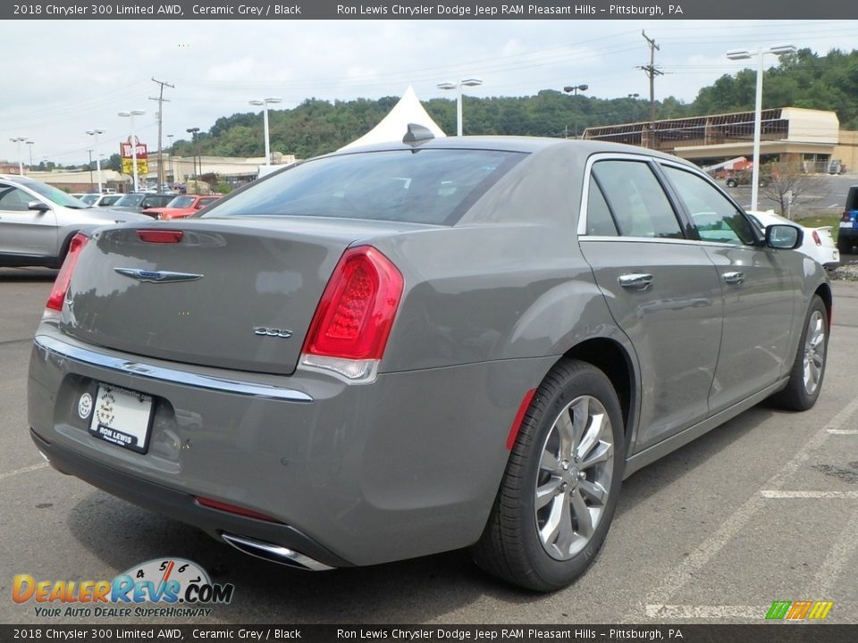 2018 Chrysler 300 Limited AWD Ceramic Grey / Black Photo #5