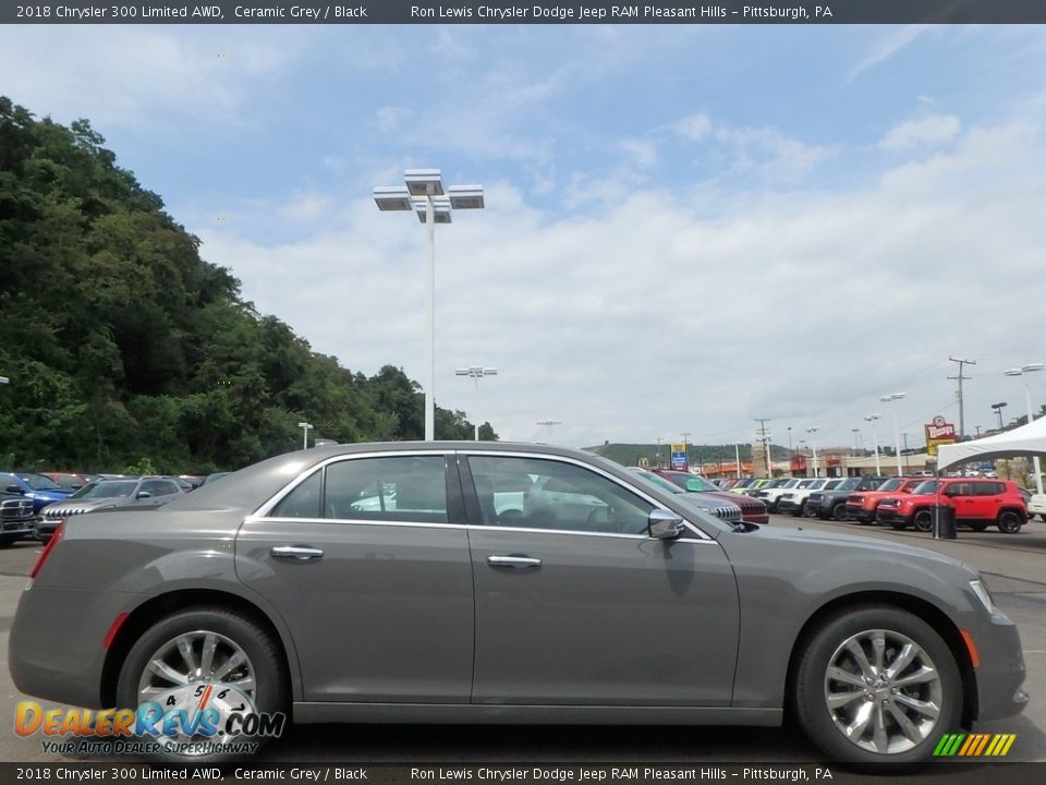 2018 Chrysler 300 Limited AWD Ceramic Grey / Black Photo #6