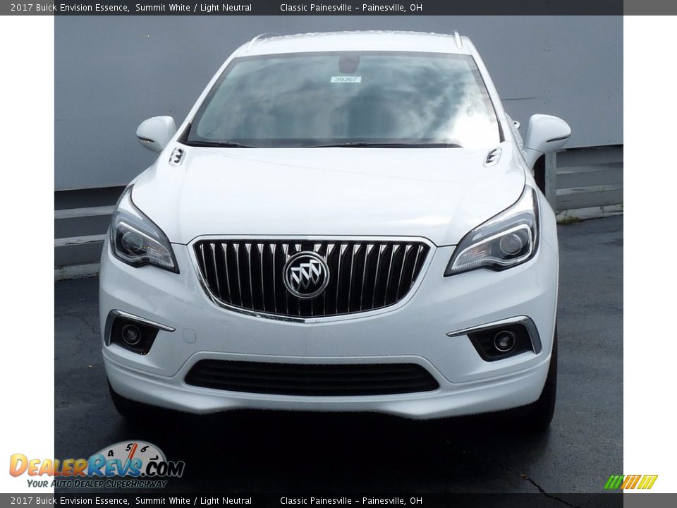 2017 Buick Envision Essence Summit White / Light Neutral Photo #4