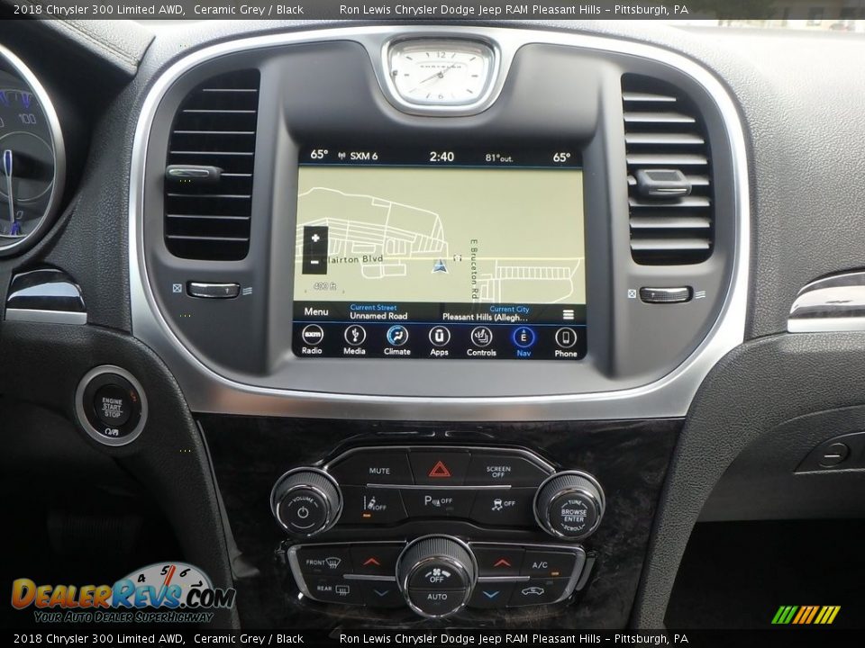 2018 Chrysler 300 Limited AWD Ceramic Grey / Black Photo #17
